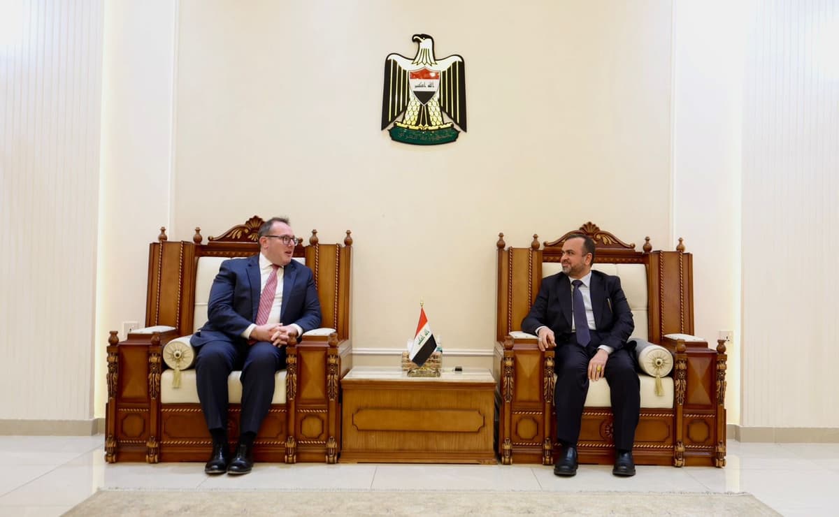 رئيس تحالف النهج الوطني يستقبل القائمَ بأعمال السفارة الأمريكية لدى العراق