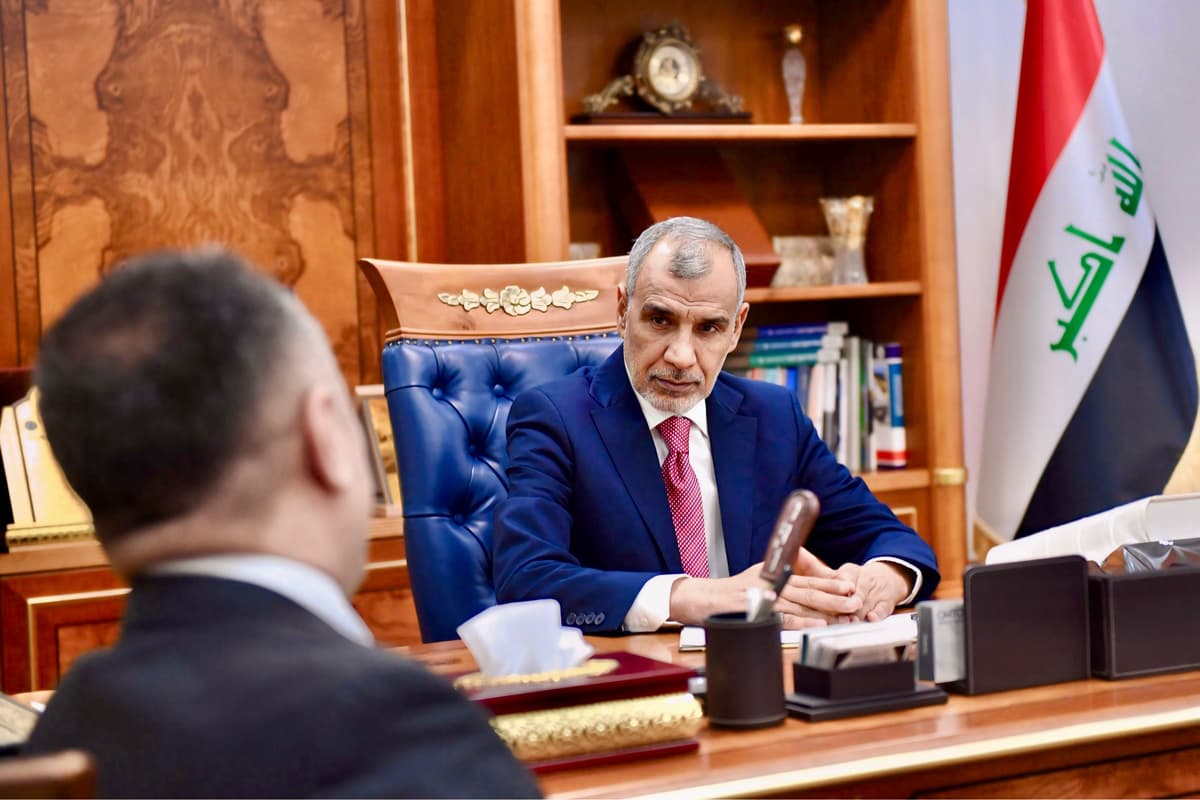 Faleh Sari officially assumes his duties as Minister of Finance after receiving parliament’s confidence as part of the government of Ali Al-Zaidi