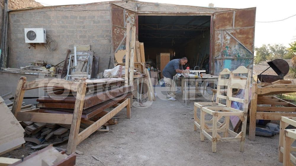 مهنة النجارة , محل نجارة خشب