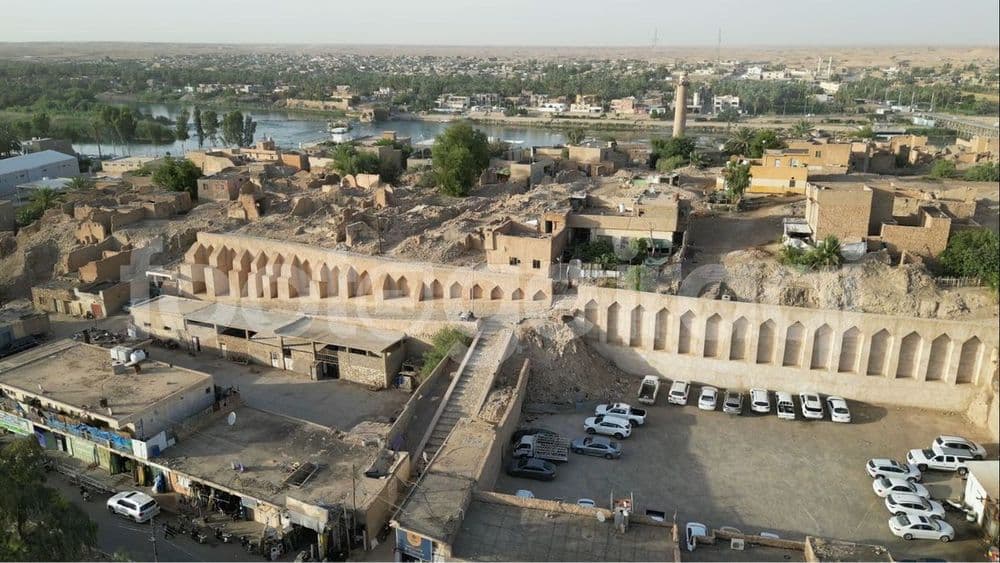 قلعة هيت القديمة , الأنبار , لقطة واسعة