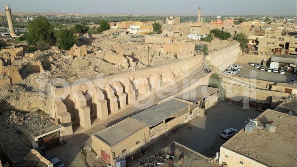 قلعة هيت القديمة , لقطة جانبية