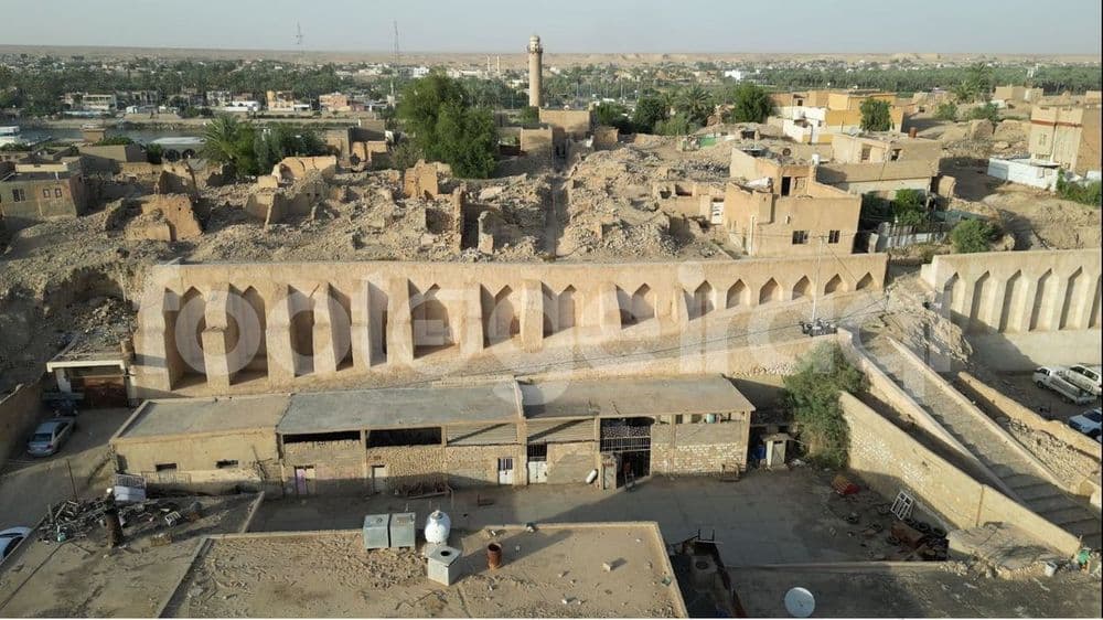 قلعة هيت القديمة , لقطة امامية