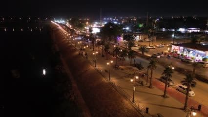 Kufa Corniche parks, gardens, restaurants