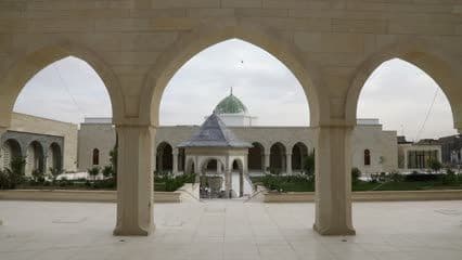 Al-Nuri Mosque, mosque dome, mosque garden