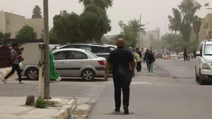 Male and female students, the way to the university