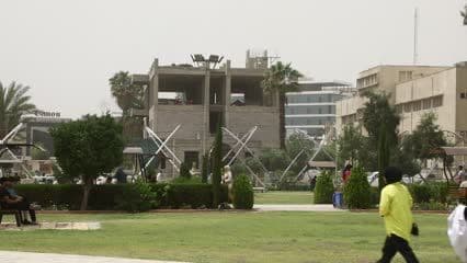 University of Mosul students, student lounge