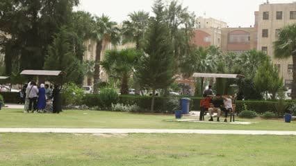 Seating areas at the University of Mosul