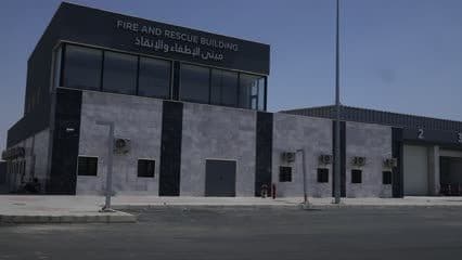 Mosul Airport, rescue and firefighting building