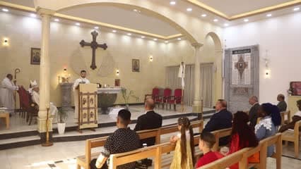 طقوس عيد الفصح , الموصل , كنيسة, صليب