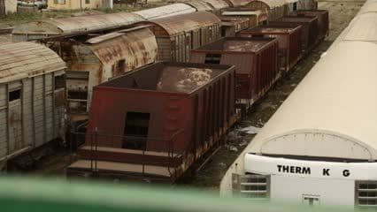 محطة قطار الموصل , عربات قديمة