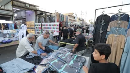 سوق مريدي , بسطة بيع ملابس