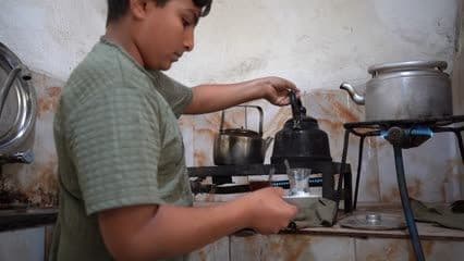 الشاي العراقي , طريقة تحضير , مقهى هيت