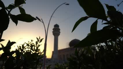 Great Mosque of Al Anbar, sunset