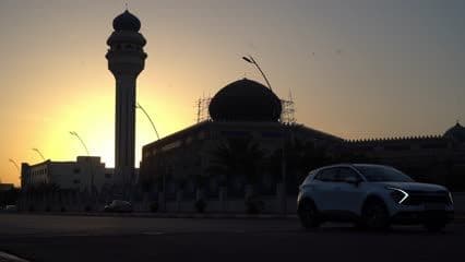 Great Mosque of Al Anbar, sunset