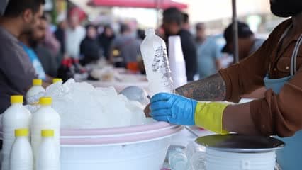 لبن عراقي , بائع لبن