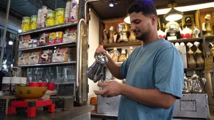 الشاي العراقي , اسواق شعبية