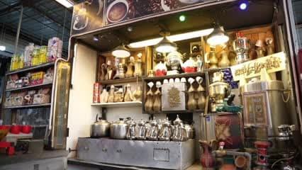 الدلة العراقية , الشاي , القهوة