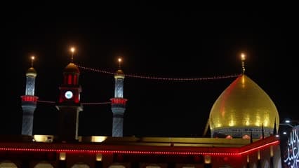 Kufa Mosque, its dome and its minaret
