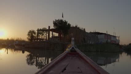 اهوار الجبايش , جولة في القارب , بيوت