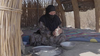 How to make Iraqi bread ,Al-Ahwar Marshlands style