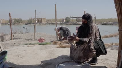 Daily life, bread preparation, lighting a fire