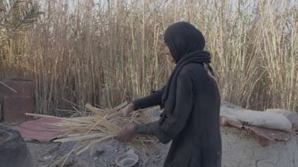 الخبز في التنور العراقي , تنور طين , الاهوار