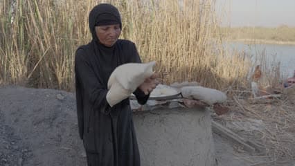 الخبز العراقي , طريقة التحضير , تنور الطين