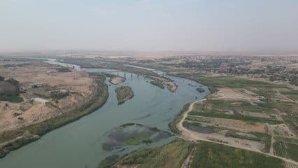 Rawah Bridge, top view