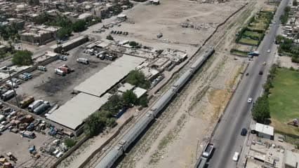 حركة قطار بغداد , سكة الحديد