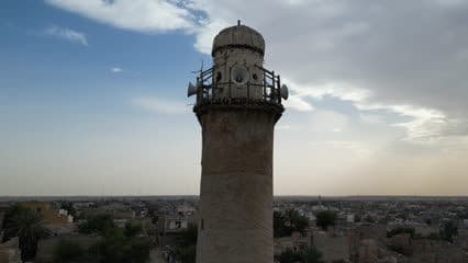 The Minaret of Al-Farooq Mosque, Hit, Minaret