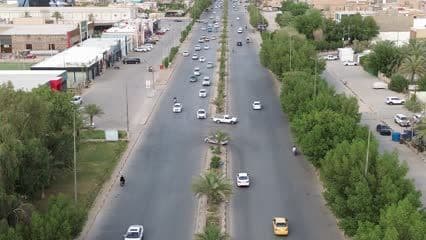 Green Belt Street, Roundabout, Cars