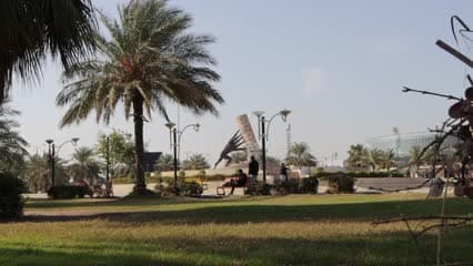 The “Saving Culture Monument”, garden