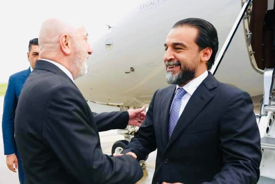 الحلبوســـي يبارك فوز نـــزار آميدي برئاسـة الجمهوريـــة