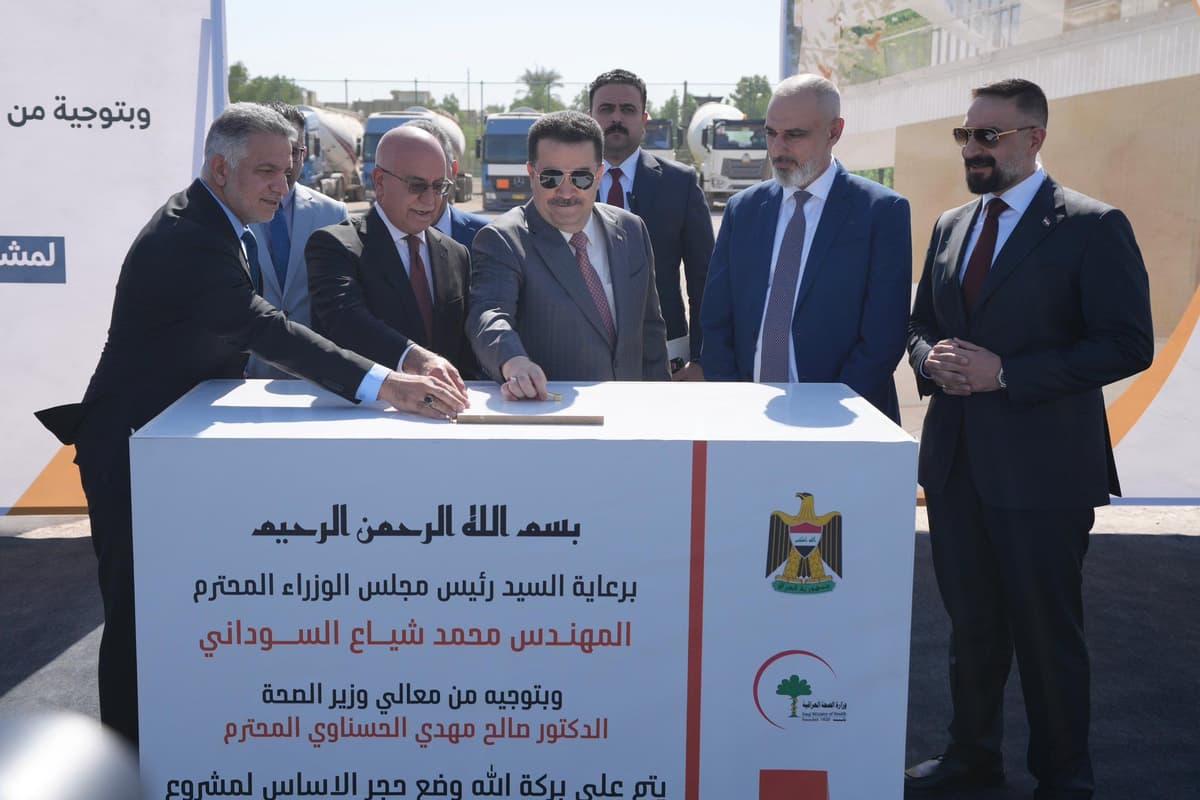 The Prime Minister launches the work on a 100-bed hospital project in Rahmania, Shula